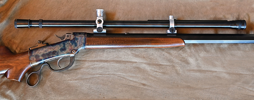 The box-test target shot with the Montana Vintage Arms 23-inch scope and the new Unertl-style mounts.